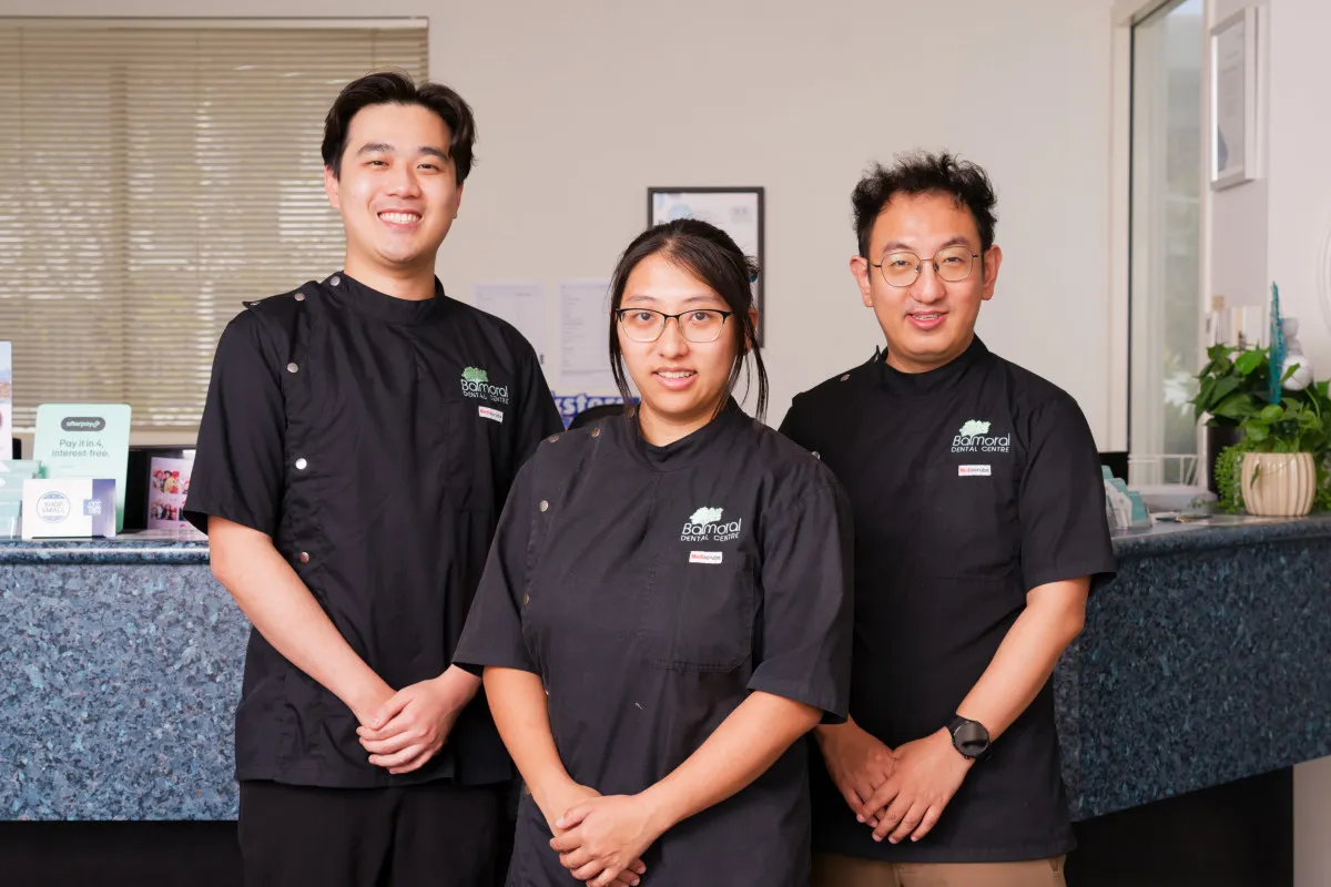 Clinical team at the Bulimba clinic reception